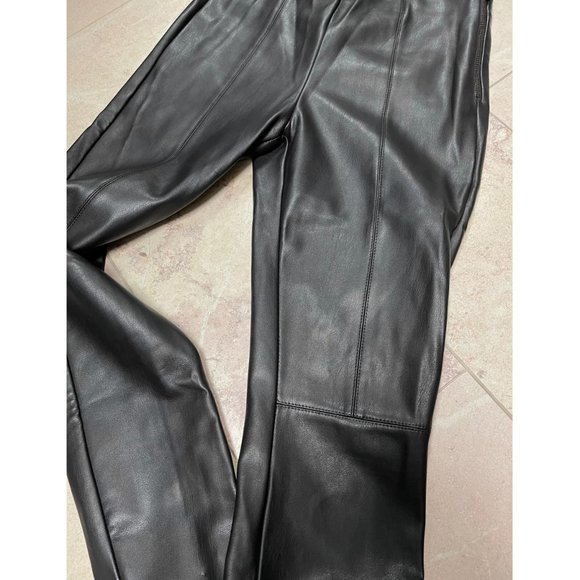 Zara Trafaluc Black Vegan Leather 